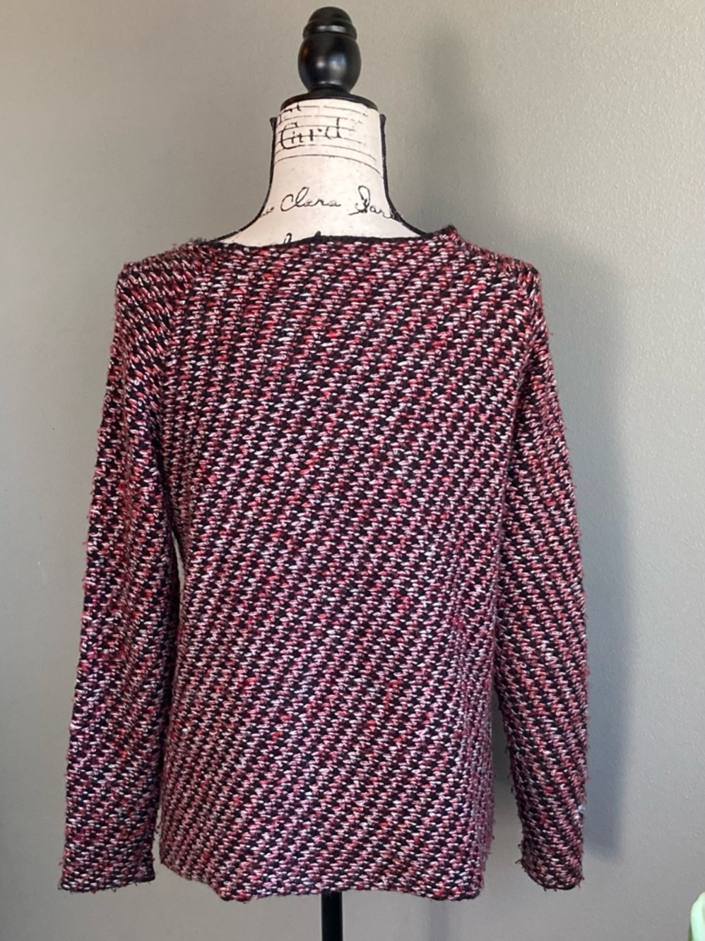Women's Zara Red & Black Sweater Small